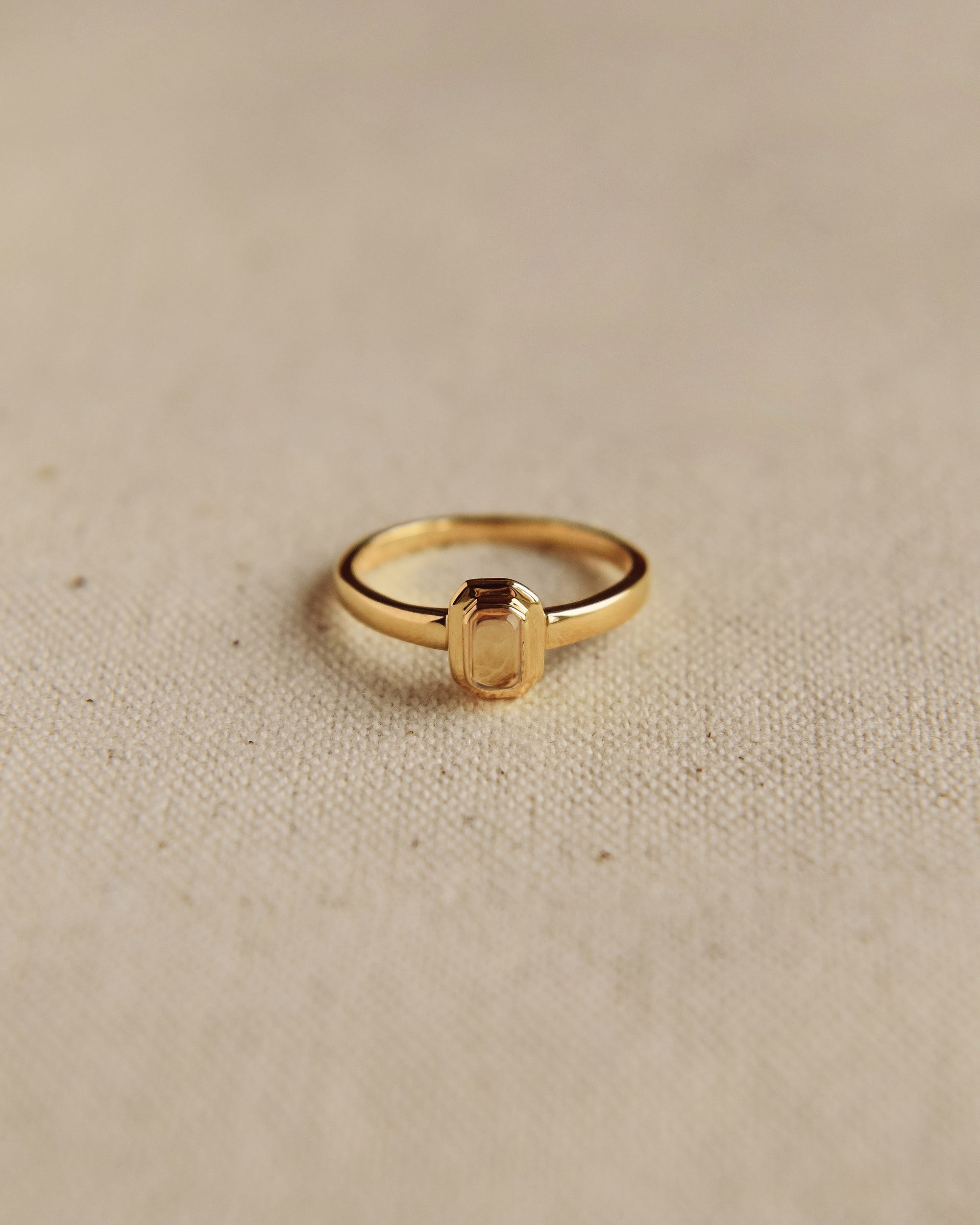 Image of Frances Gold Vermeil Birthstone Ring - November
