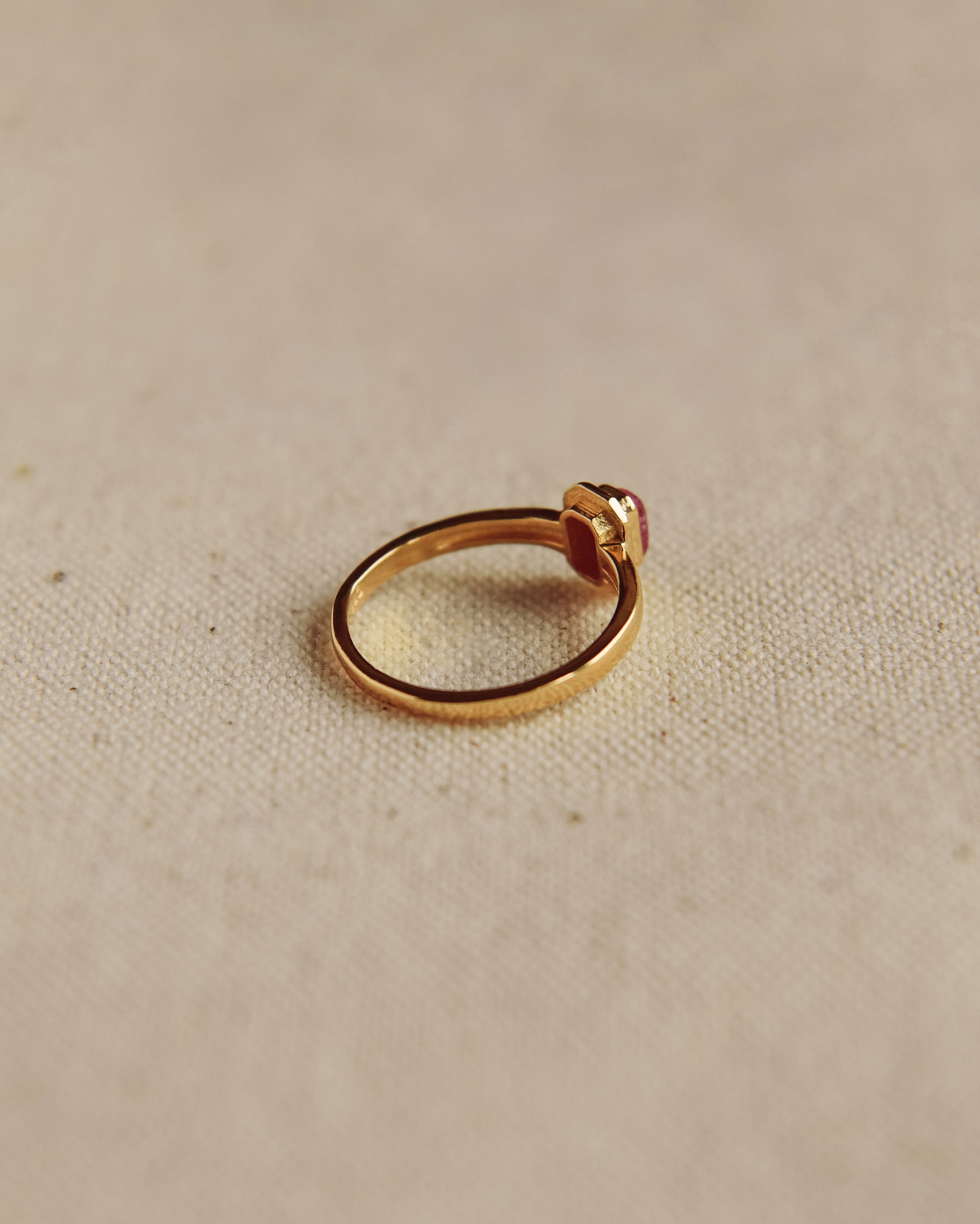 Frances Gold Vermeil Birthstone Ring - July