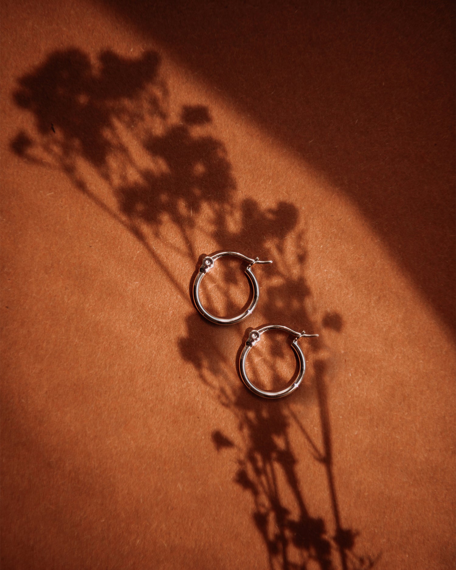 Image of Irma Sterling Silver 12mm Hoops
