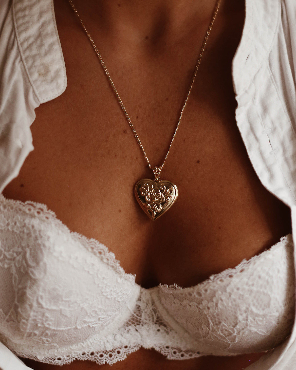 Image of Valentina Heart Locket Necklace