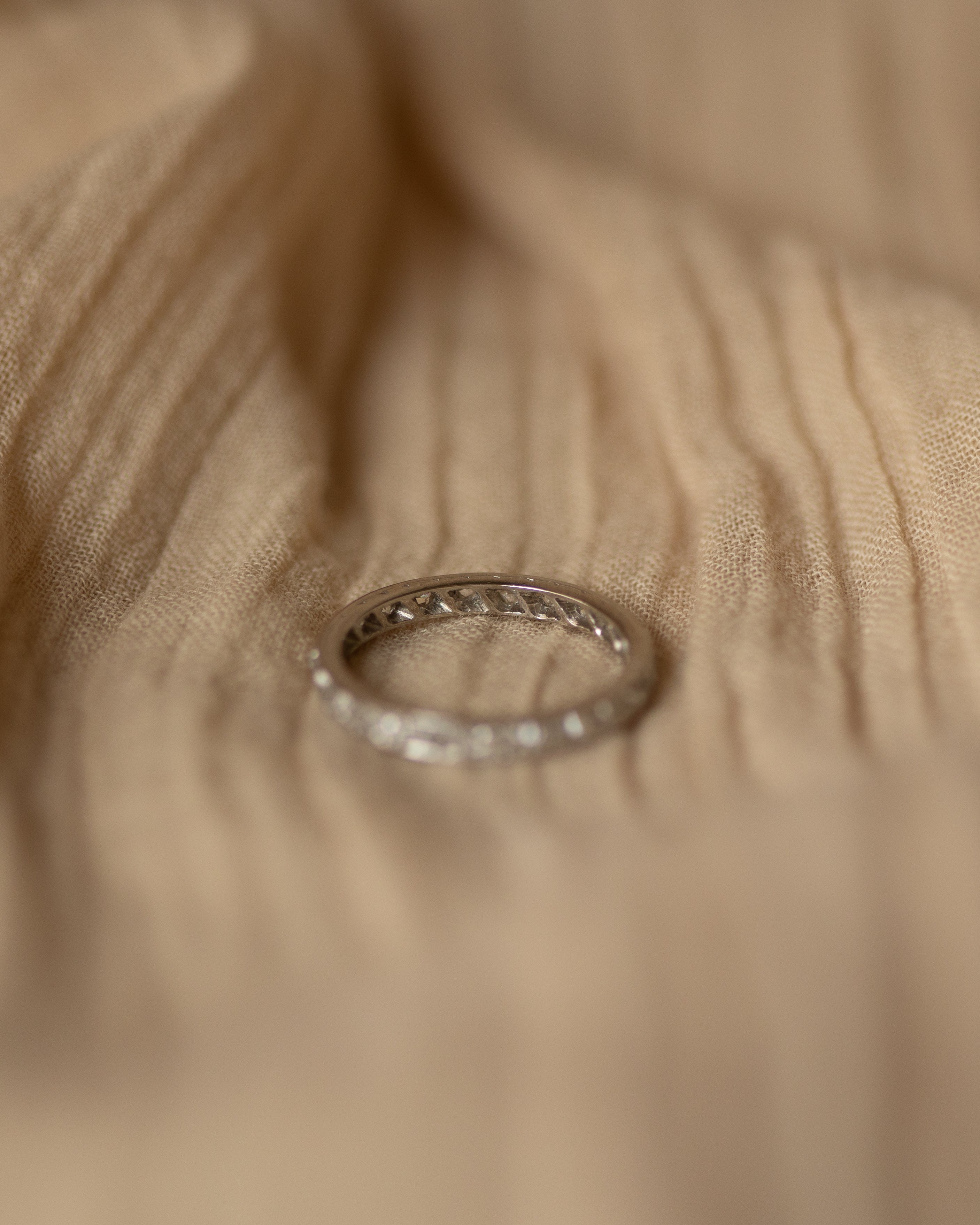 Lillian Antique Old-Cut Diamond Eternity Ring