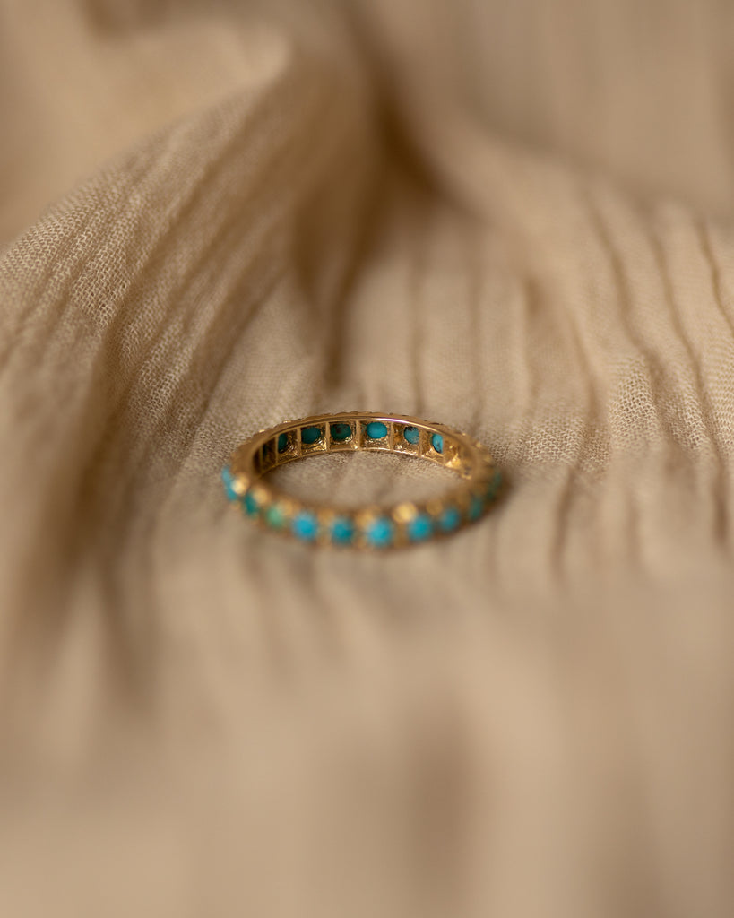 Noreen Antique Turquoise Full Eternity Ring