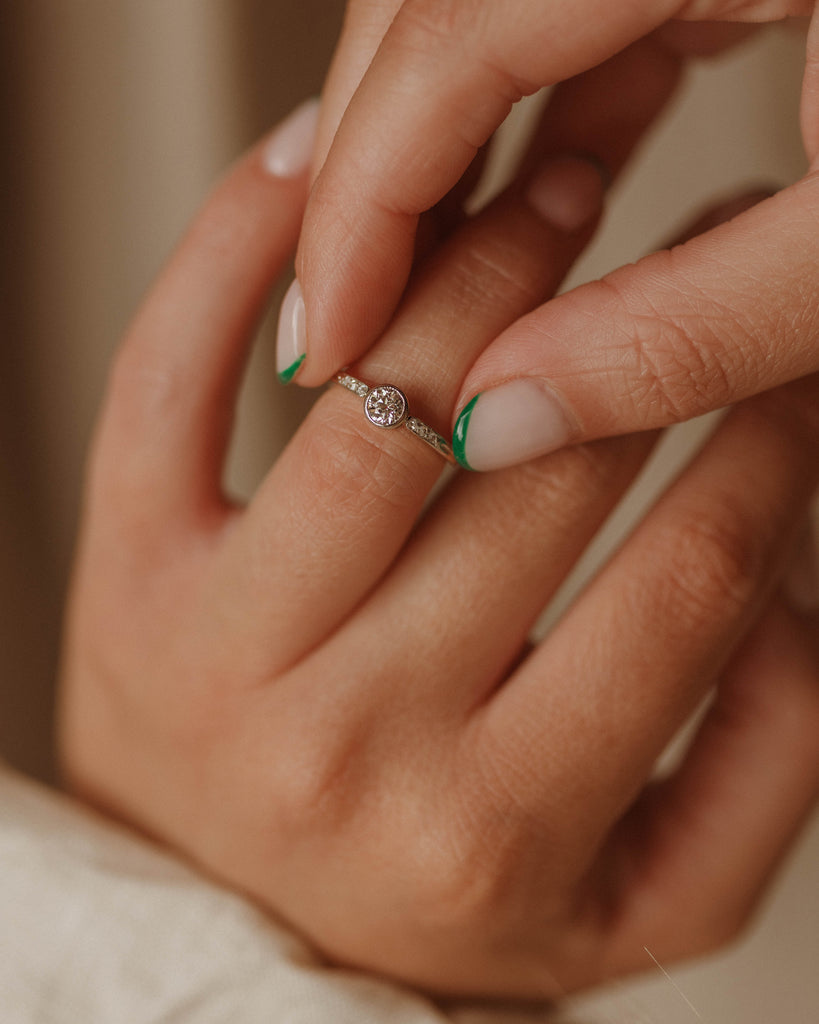 Martha Antique Old Cut Diamond Ring