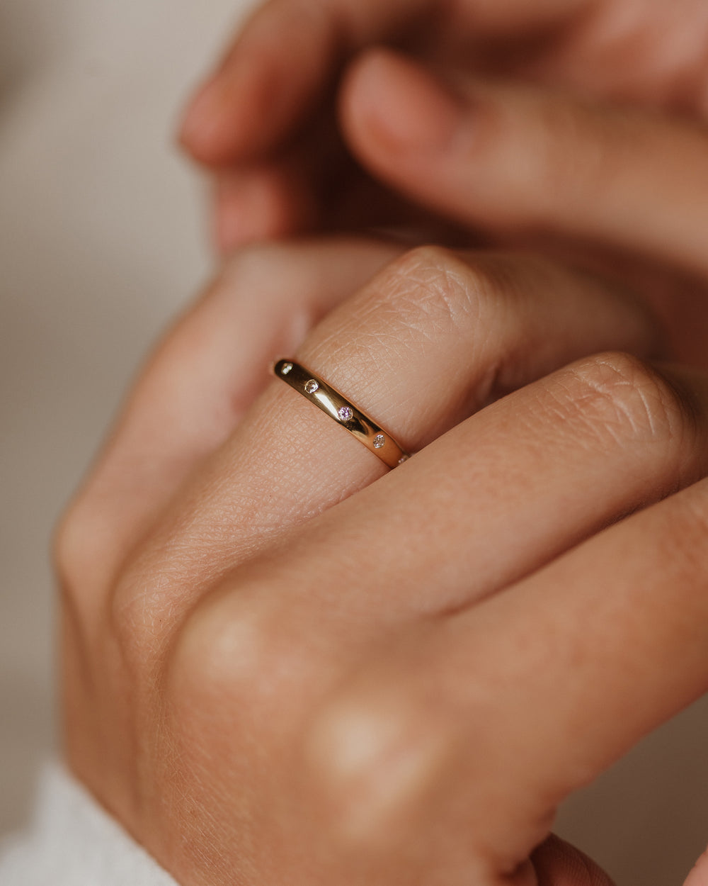 Marie 1992 Vintage 18ct Gold Diamond Eternity Ring