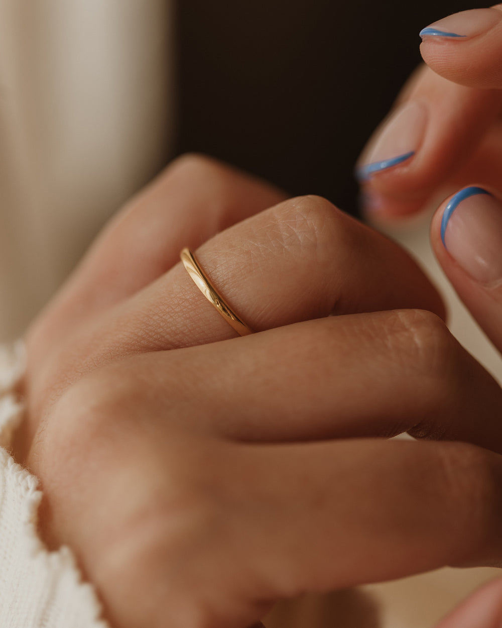 Annette 1948 Vintage 22ct Gold Simple Band Ring