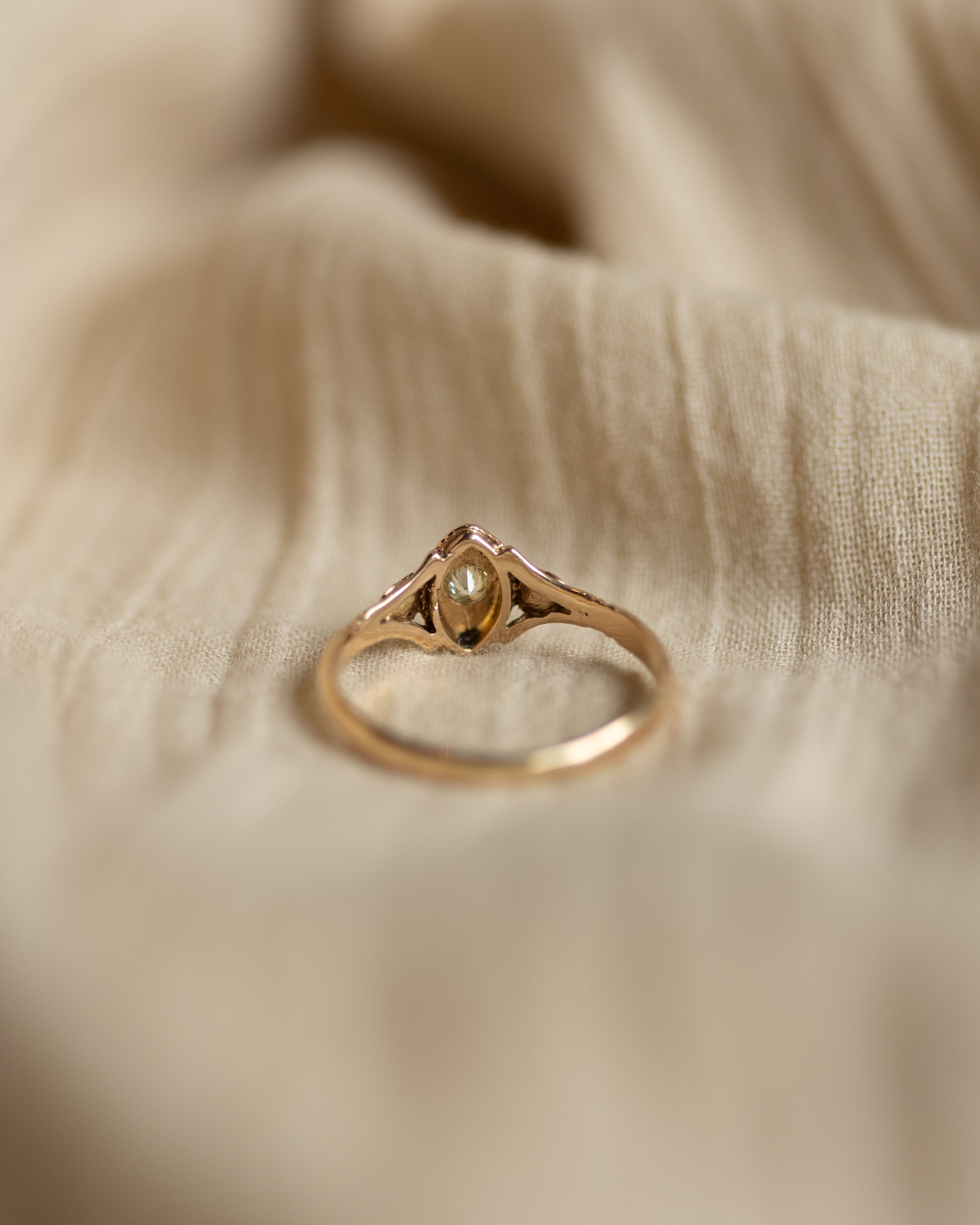 Serena 1984 Vintage 9ct Gold Single Stone Diamond Ring