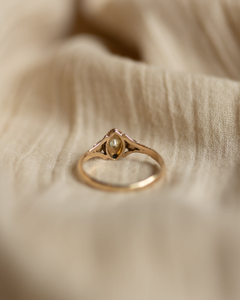 Serena 1984 Vintage 9ct Gold Single Stone Diamond Ring