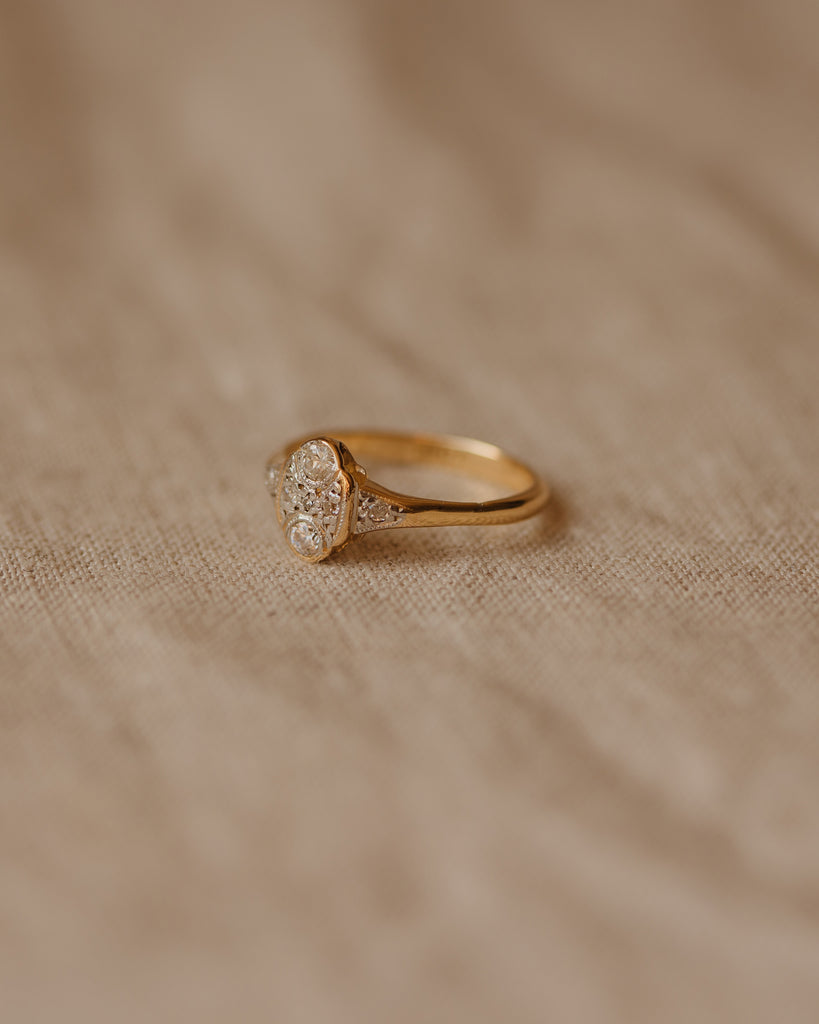 Charlotte Antique 18ct Gold Diamond Ring