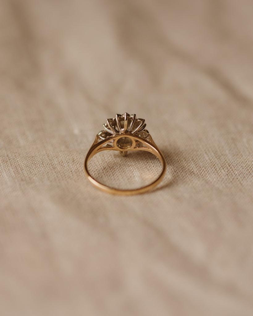Georgiana 1983 9ct Gold Diamond Cluster Ring