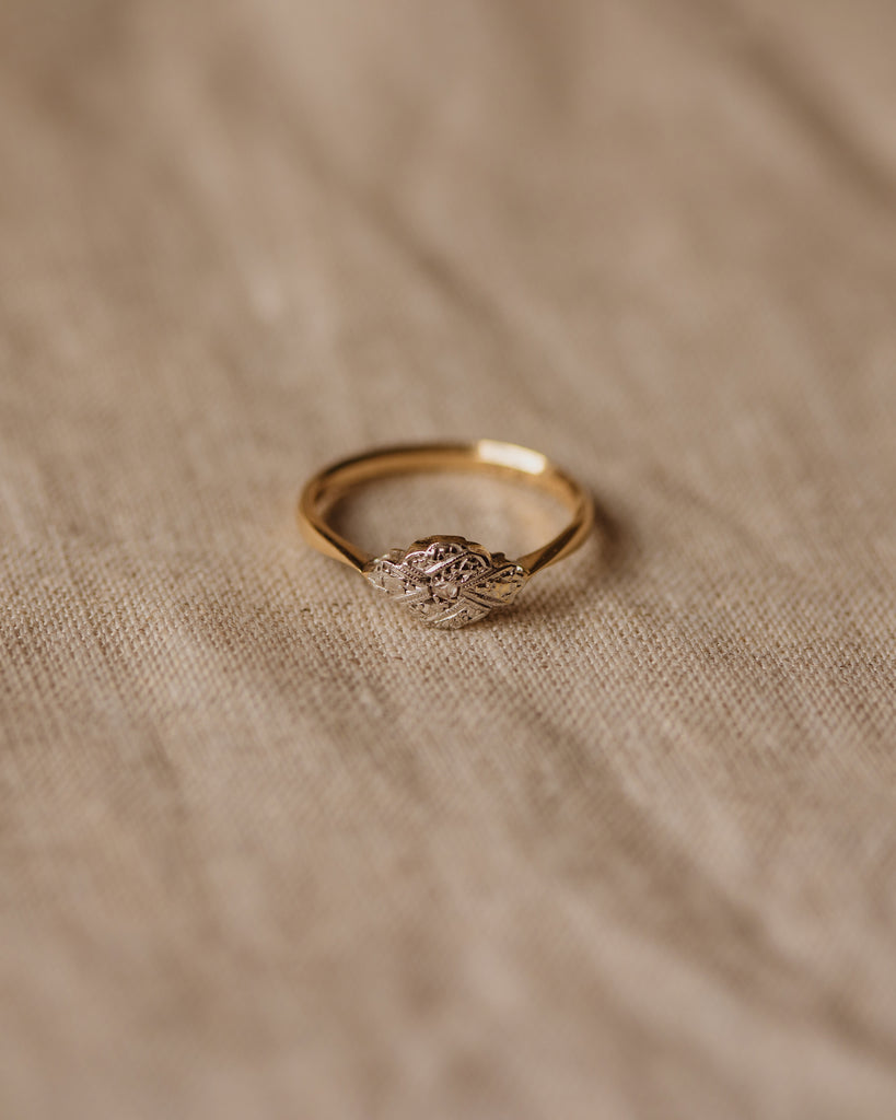 Honora Antique Art Deco 9ct Gold Diamond Ring