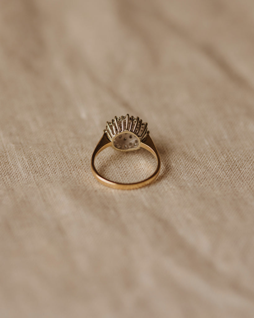 Amie 1984 9ct Gold Diamond Cluster Ring