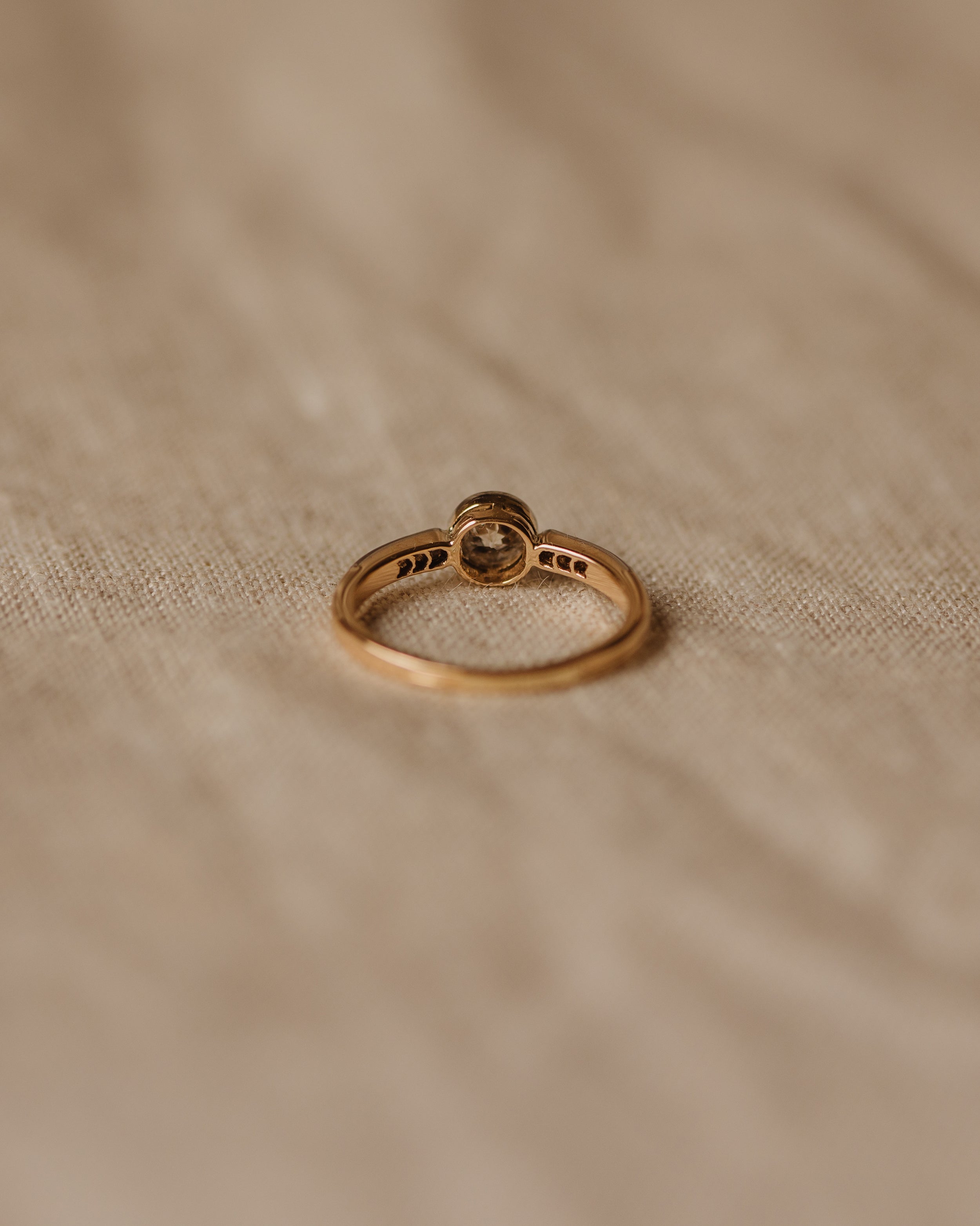 Martha Antique Old Cut Diamond Ring