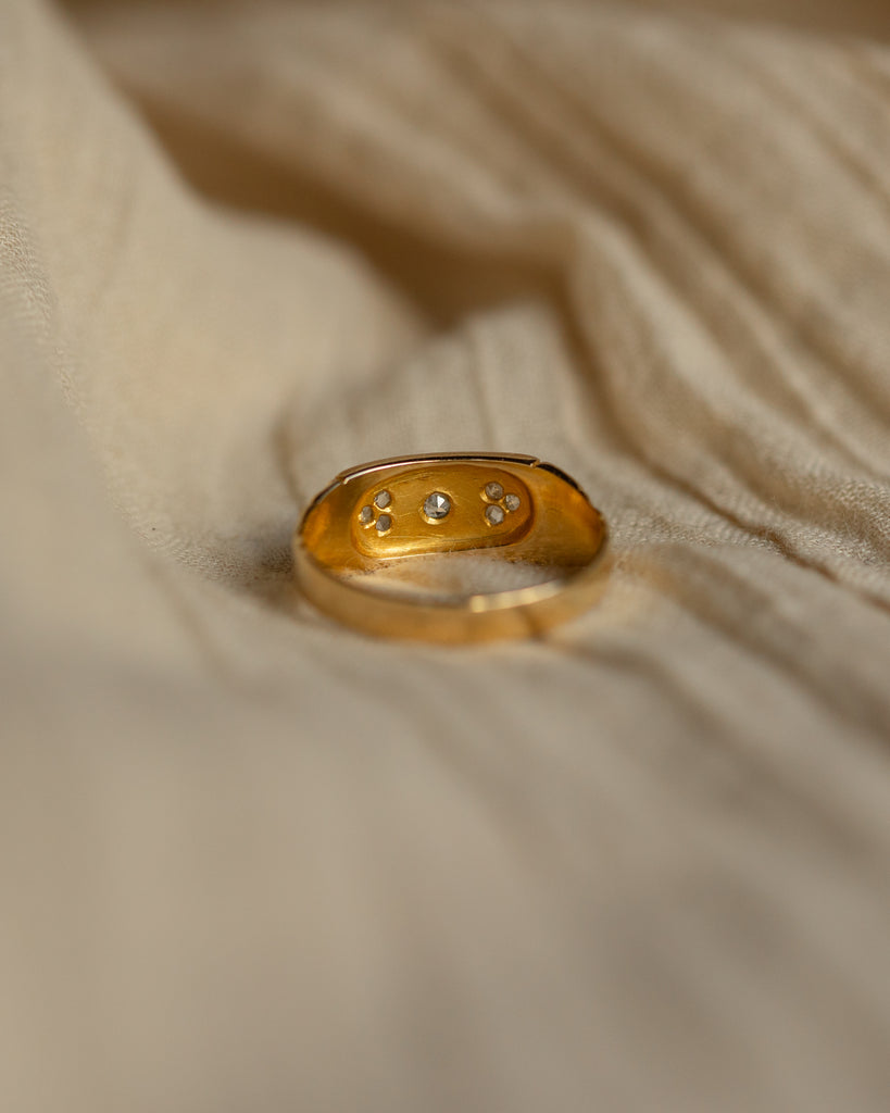 Goldie 1893 Antique Victorian 18ct Gold Diamond Ring