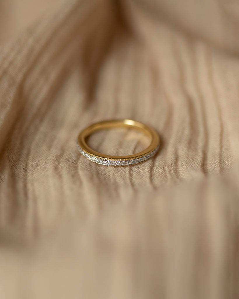 Victoria 18ct Gold Diamond Half Eternity Ring