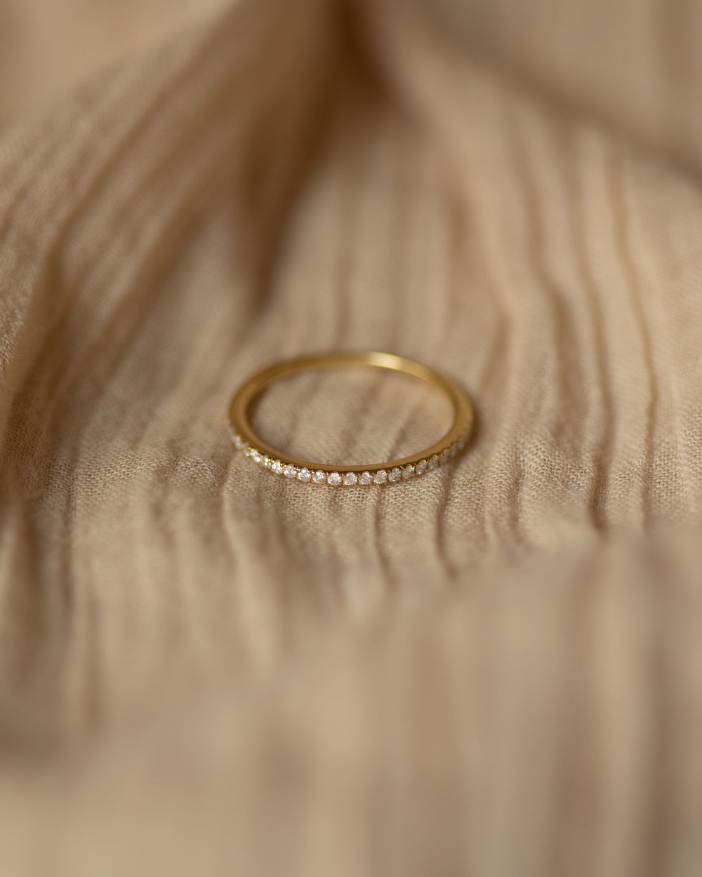 Esmée 18ct Gold Diamond Half Eternity Ring
