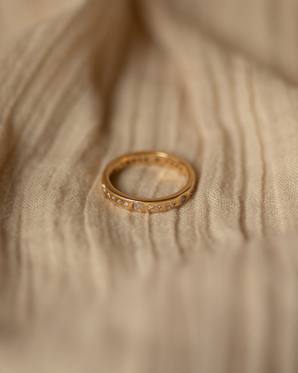 Audrey Vintage 18ct Gold Diamond Eternity Ring