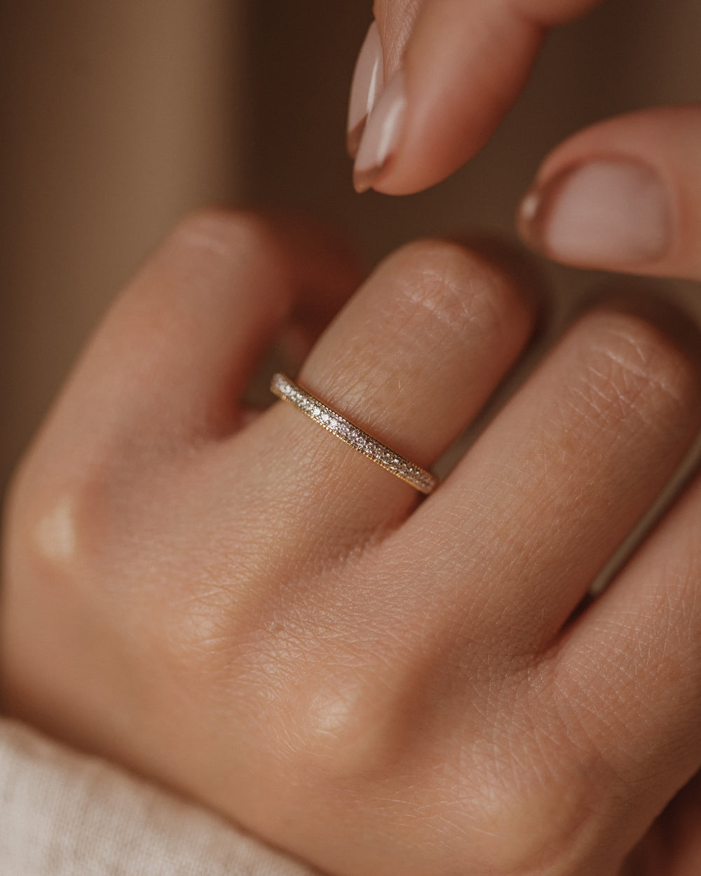 Victoria 18ct Gold Diamond Half Eternity Ring