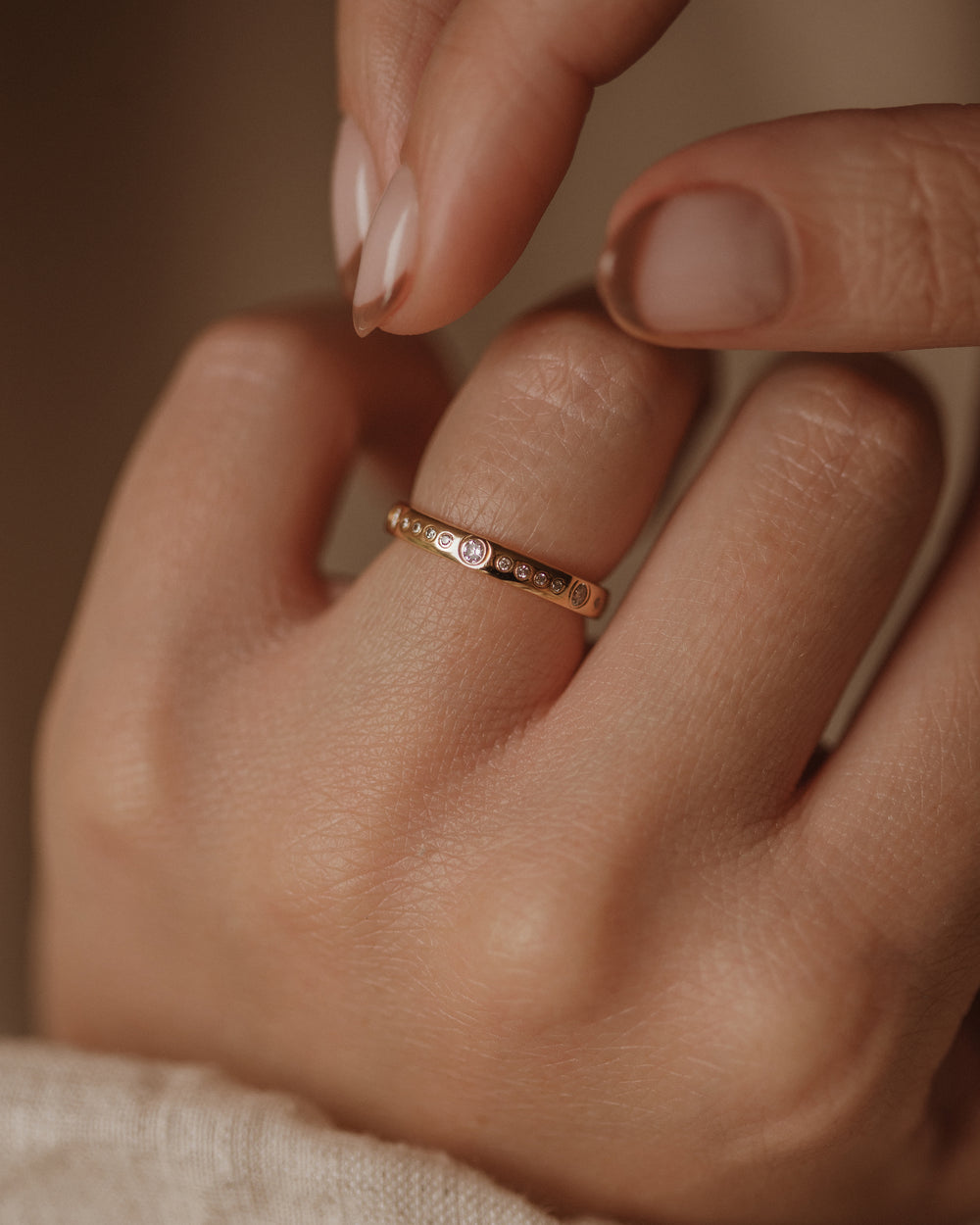 Audrey Vintage 18ct Gold Diamond Eternity Ring
