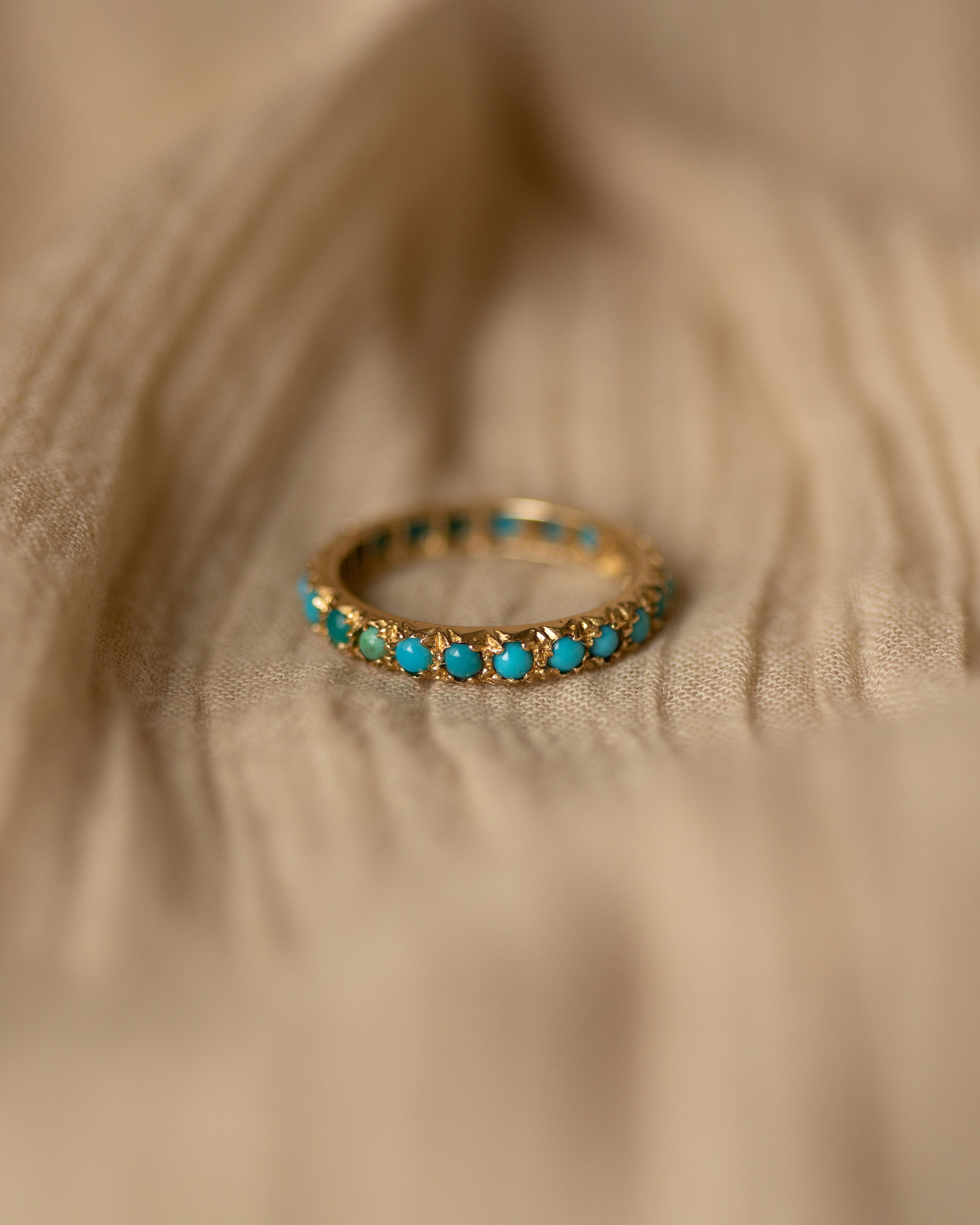 Noreen Antique Turquoise Full Eternity Ring