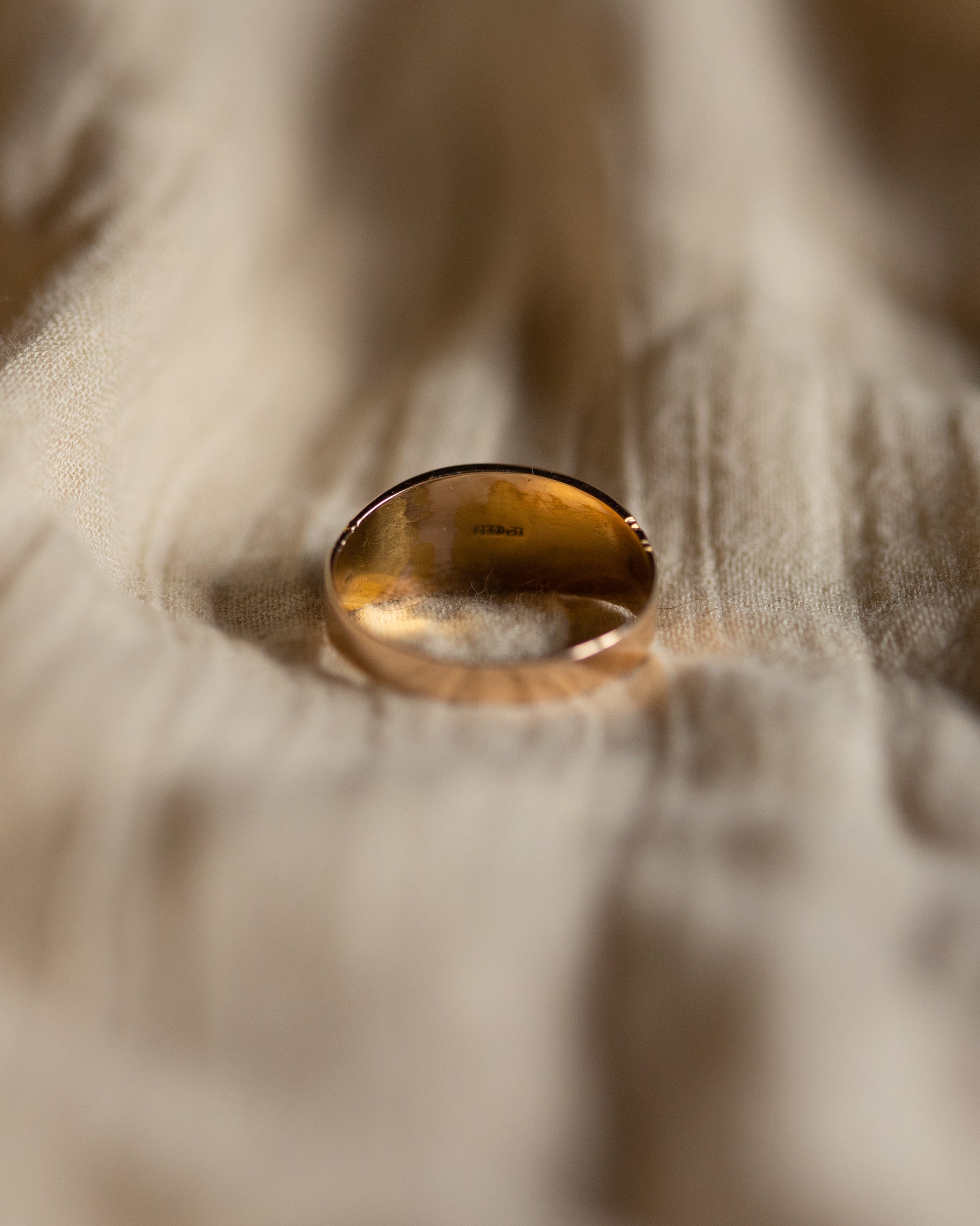 Magdalena 1890 Antique 15ct Gold Garnet & Pearl Ring