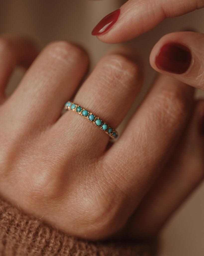 Noreen Antique Turquoise Full Eternity Ring