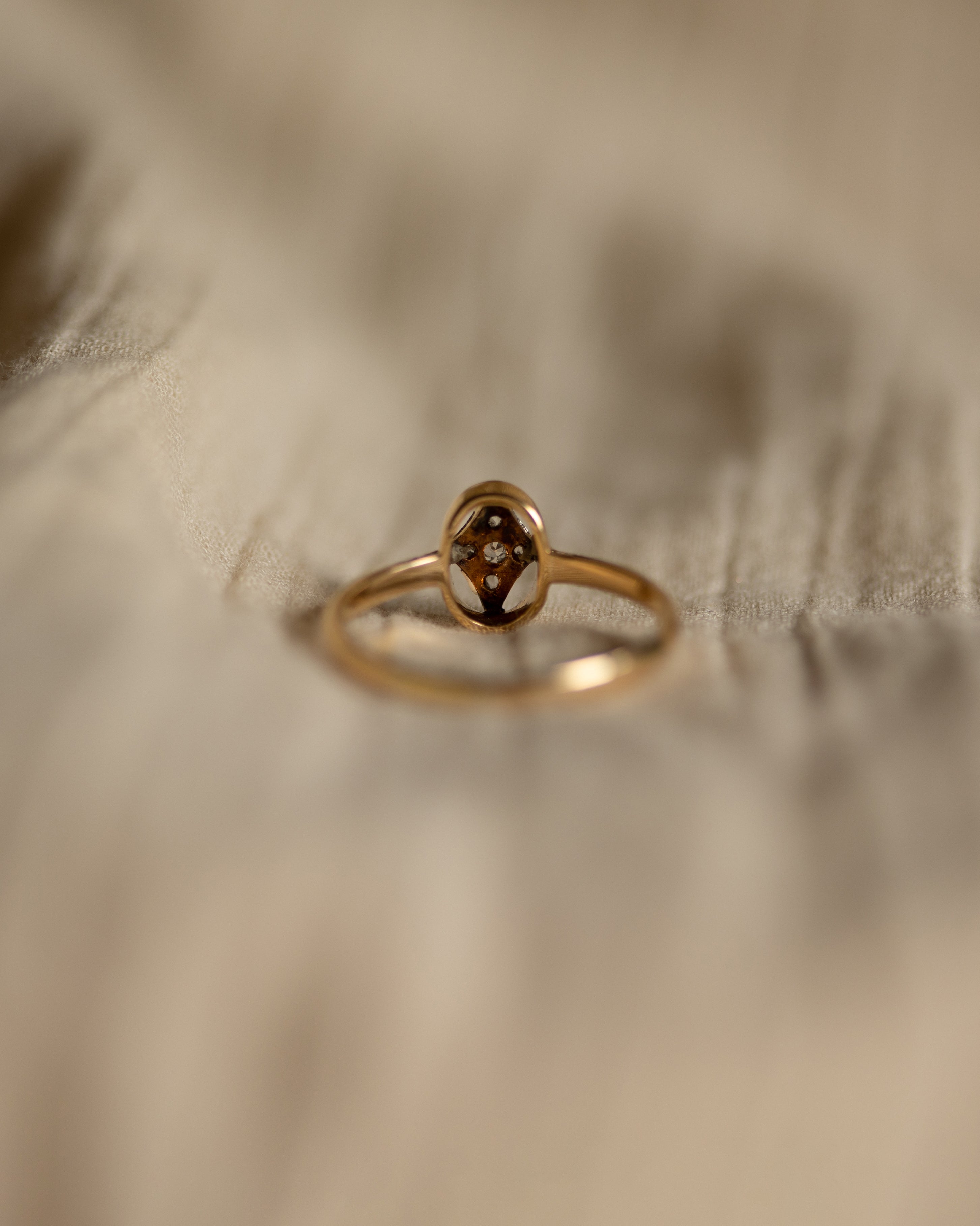Ida Art Deco 18ct Gold & Platinum Diamond Ring