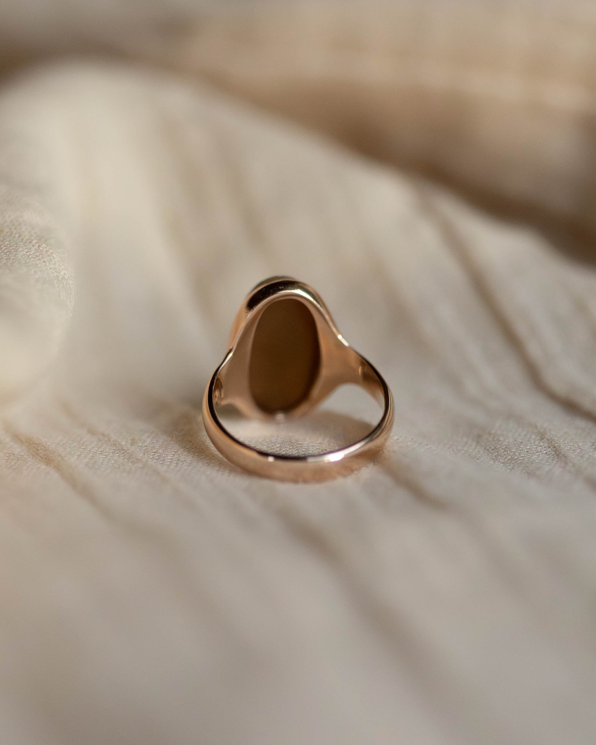 Athena 1911 Antique 9ct Gold Sardonyx Cameo Ring