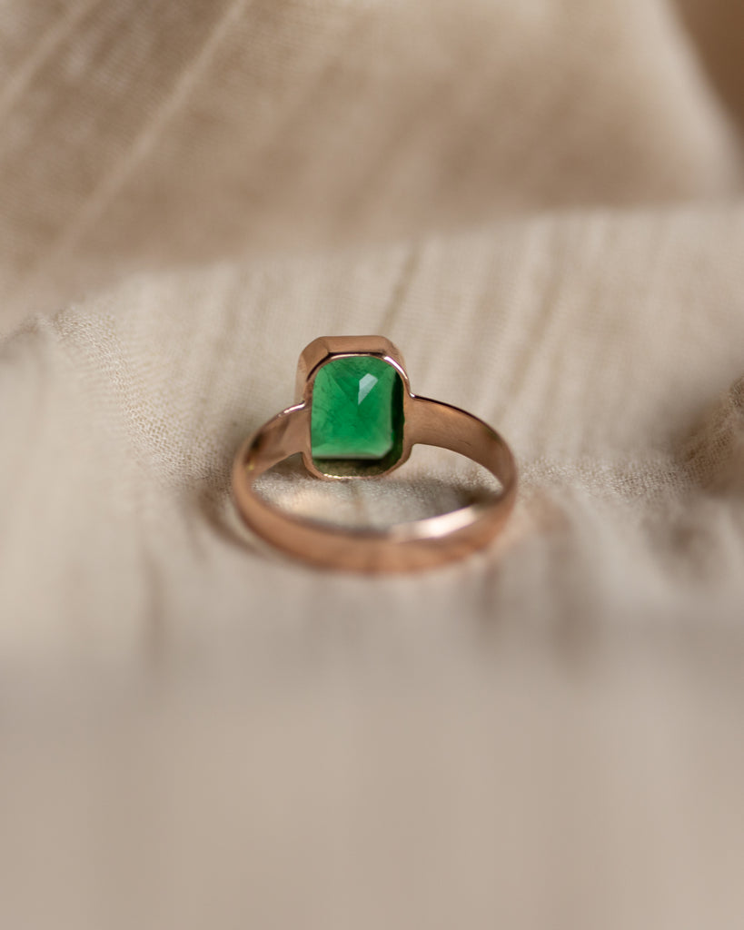 Seraphie 1905 Antique 9ct Gold Paste Single Stone Ring