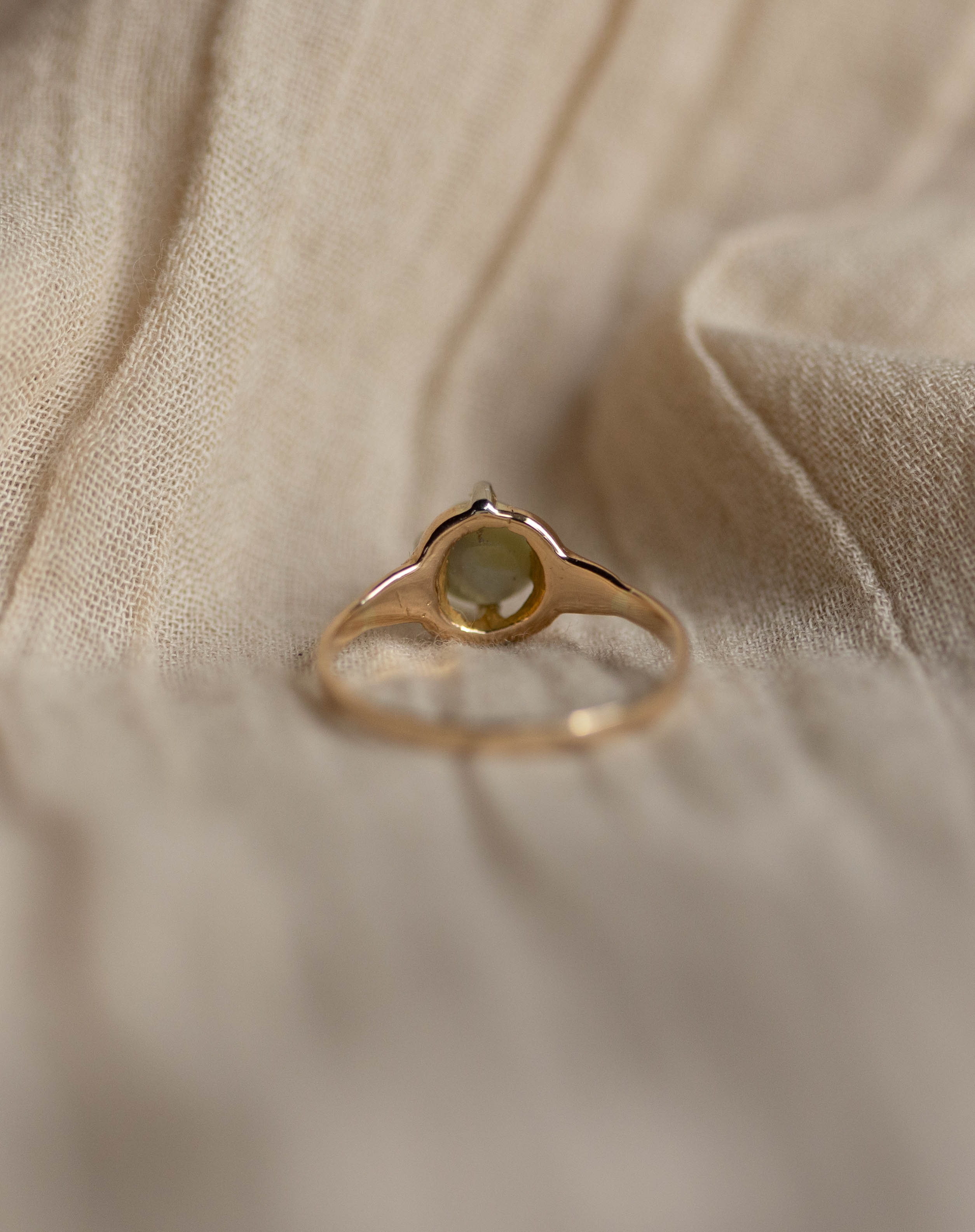 Louisa Antique 15ct Gold Catseye Chrysoberyl Single Stone Ring