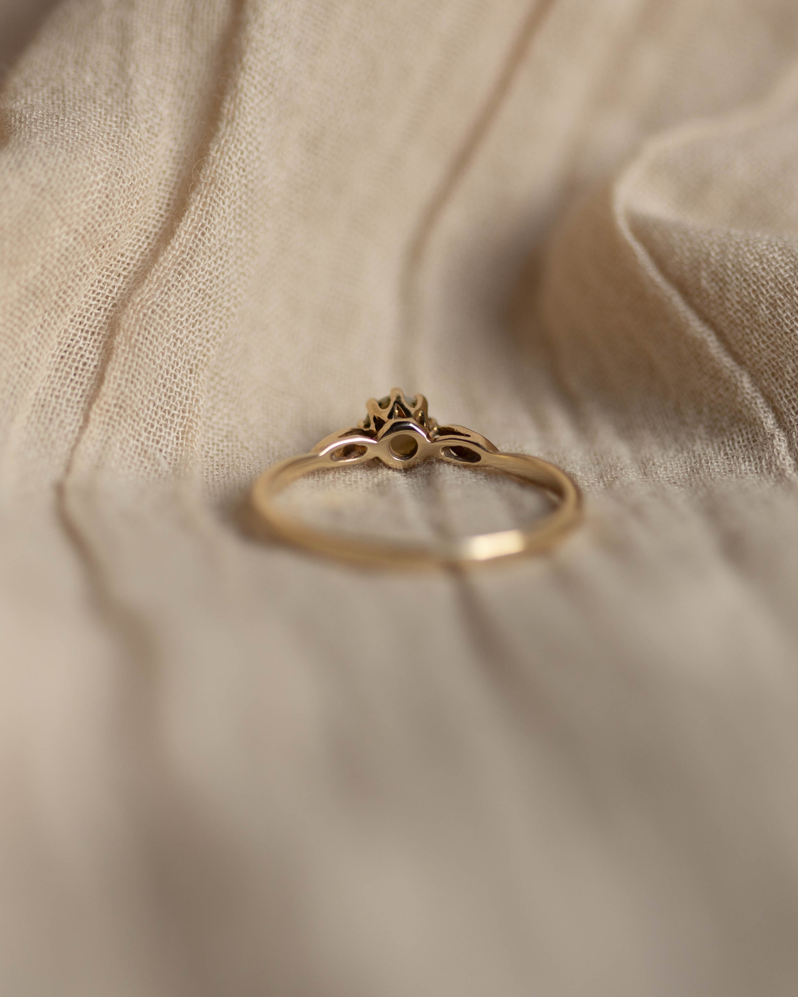 Lavinia 1986 Vintage 9ct Gold Pearl Single Stone Ring