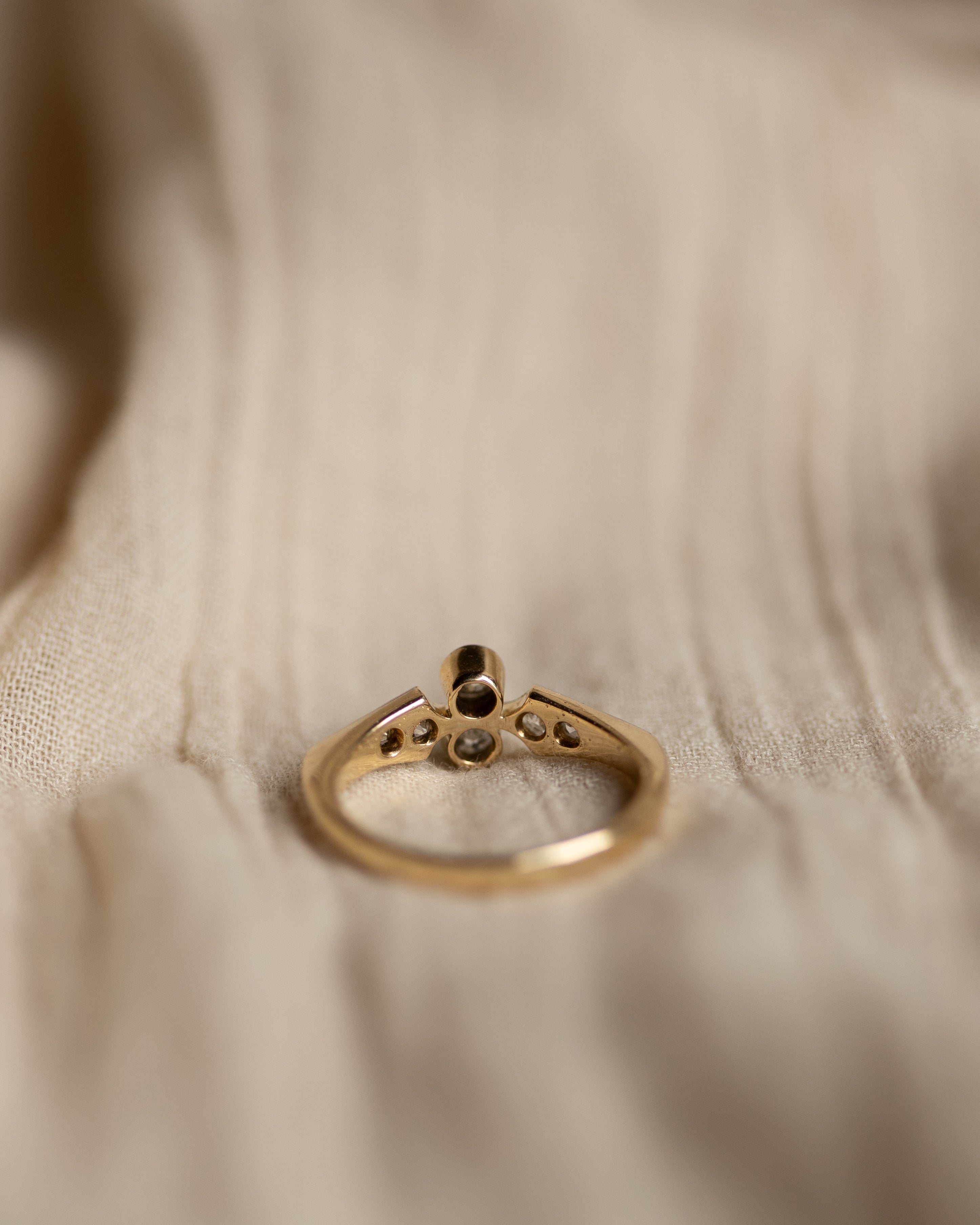 Edwina Antique Edwardian 18ct Gold Toi Et Moi Diamond Ring