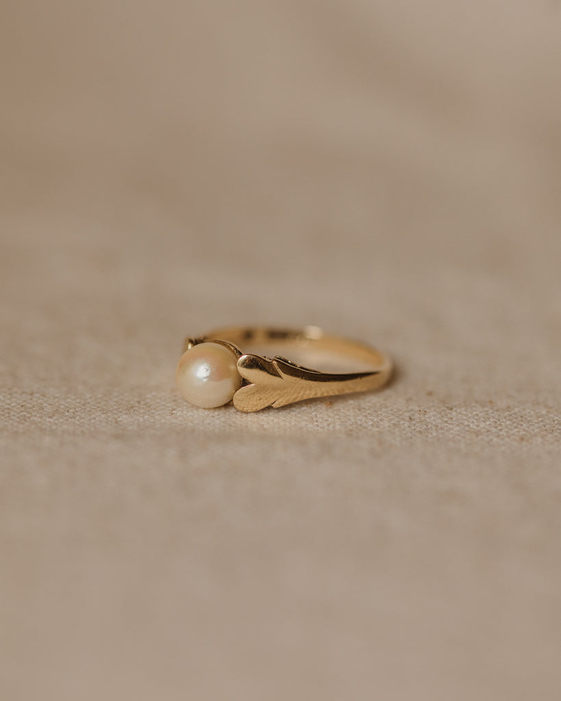 Dorothy Vintage 9ct Gold Natural Pearl Ring