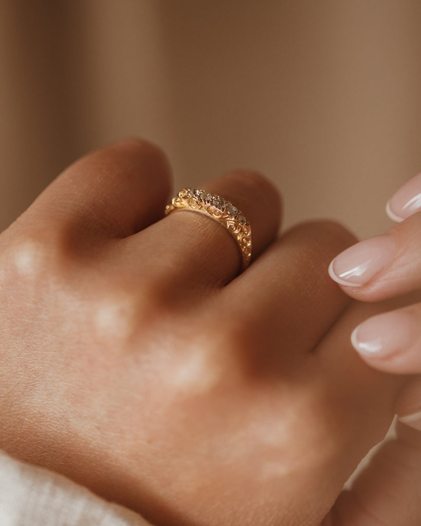 Etta 1910 18ct Gold Five Stone Diamond Ring