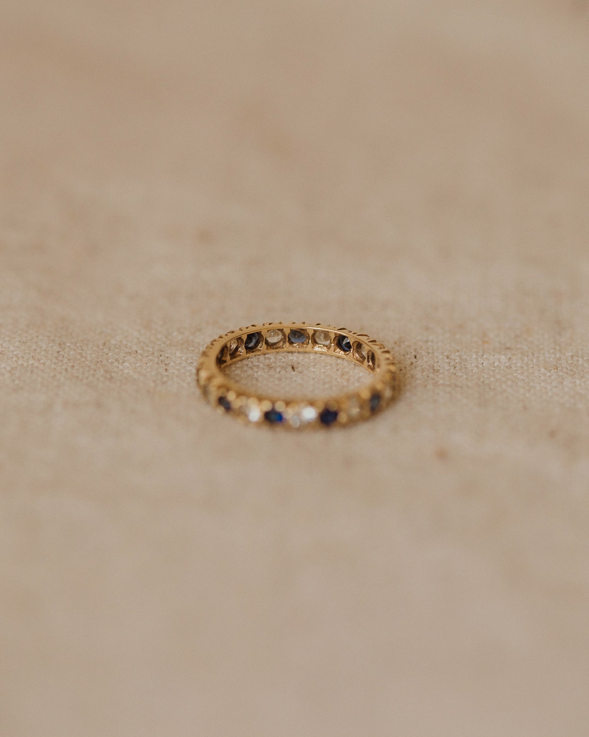 Malory 1964 9ct Gold Sapphire Eternity Ring