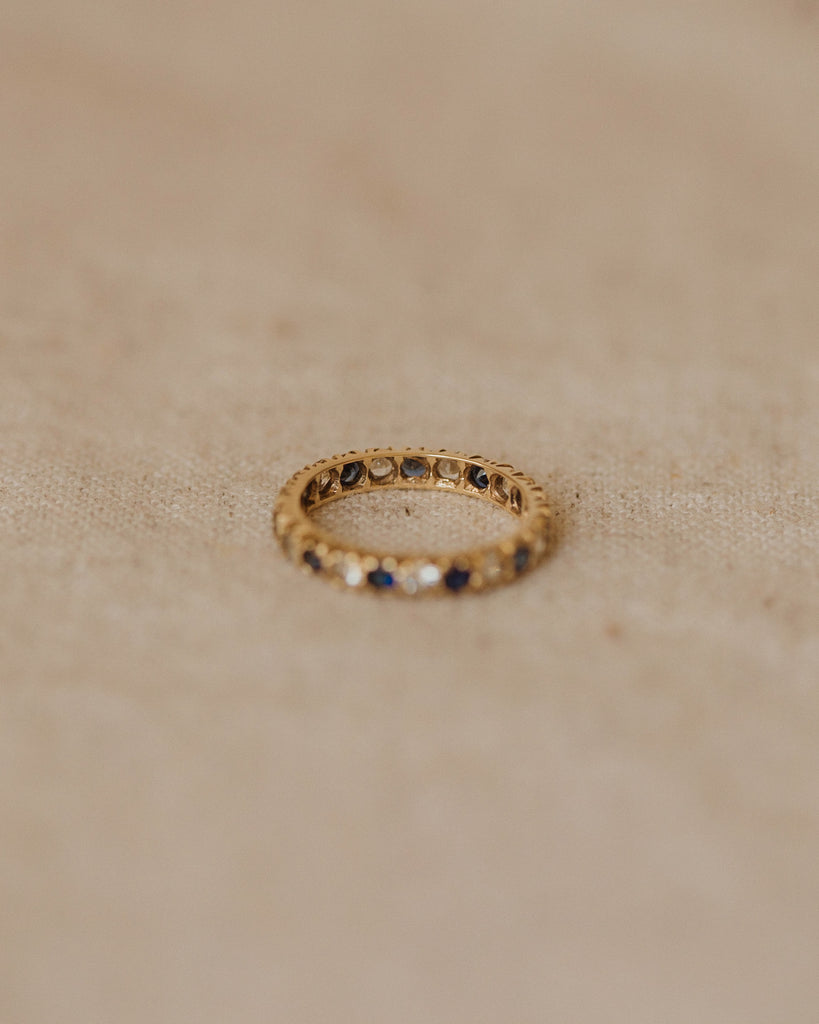 Malory 1964 9ct Gold Sapphire Eternity Ring