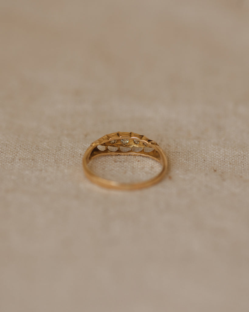 Charlotte 1912 Edwardian 18ct Gold Five Stone Diamond Ring