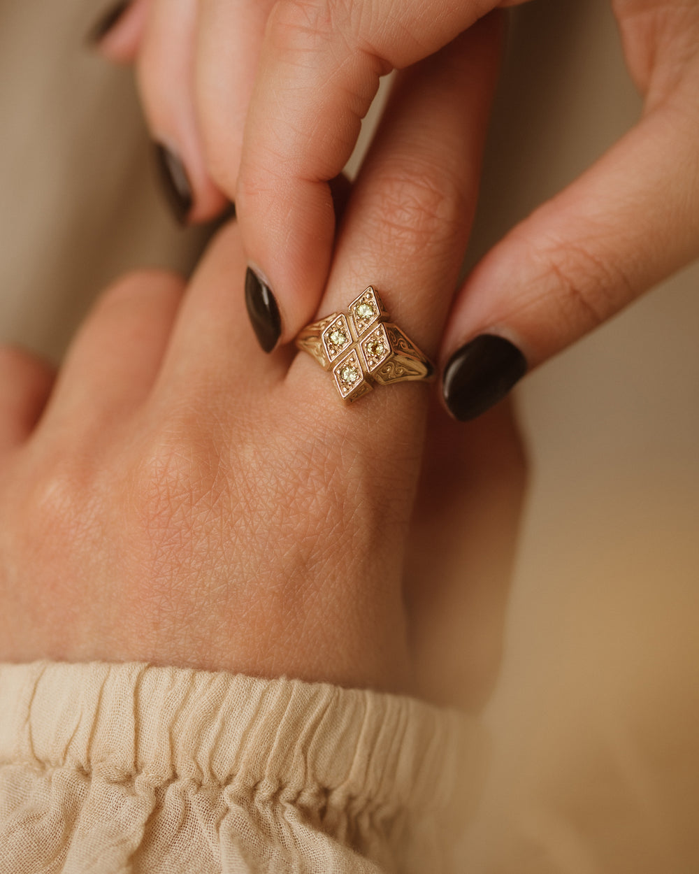 Johanna 1989 9ct Gold Peridot Ring