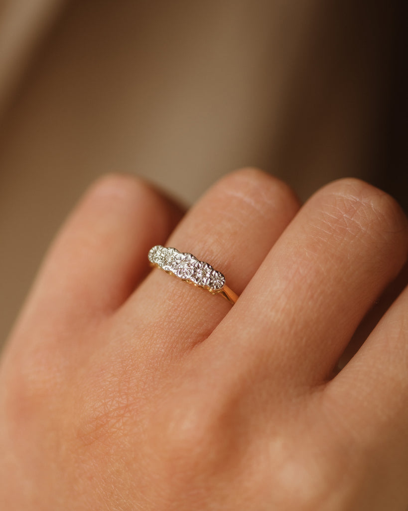 Audrey Antique 18ct Gold Five Stone Diamond Ring