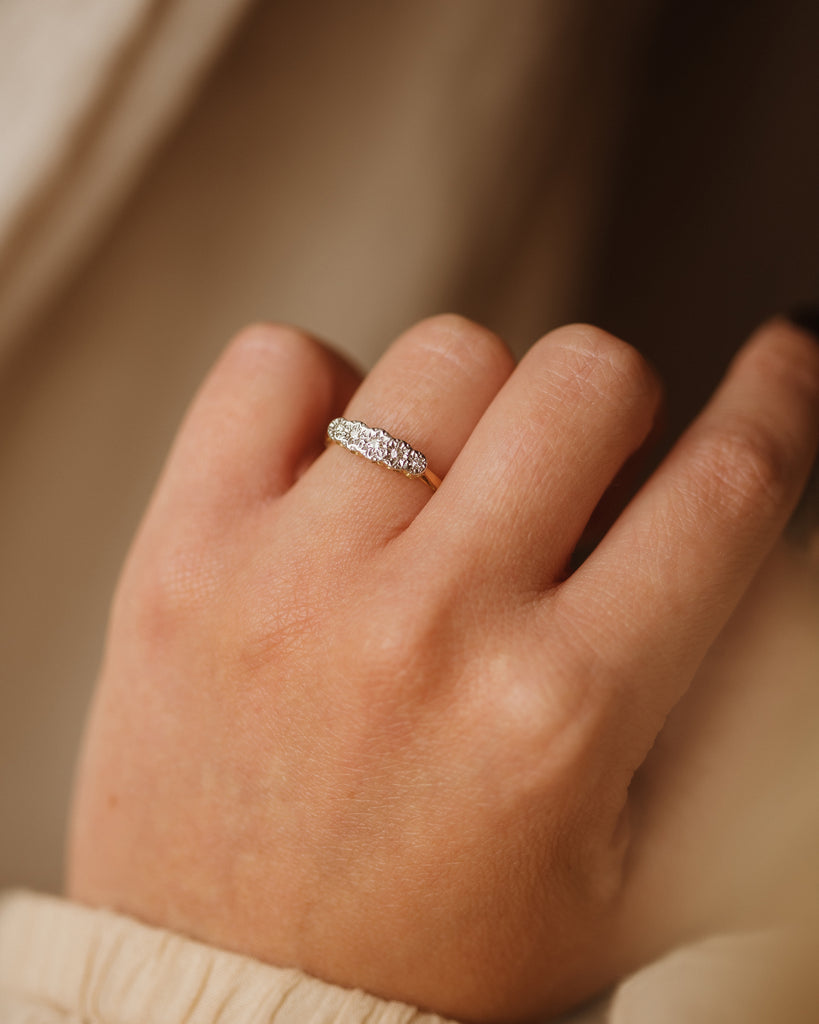 Audrey Antique 18ct Gold Five Stone Diamond Ring