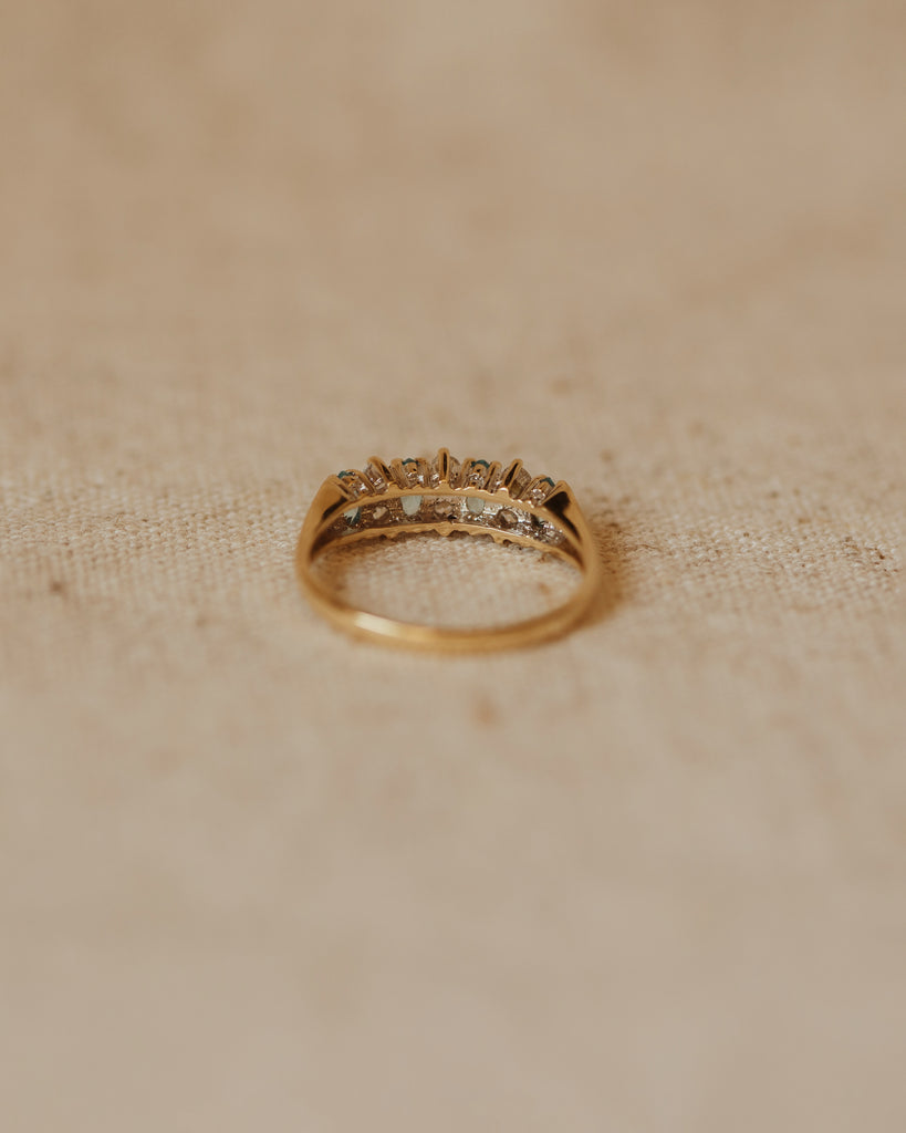 Frances Vintage 9ct Gold Blue Topaz Ring