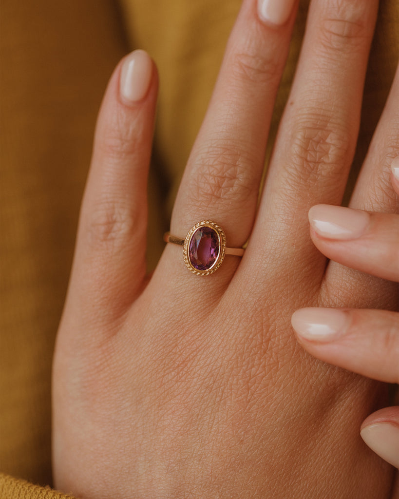 Annette Vintage 9ct Gold Amethyst Ring