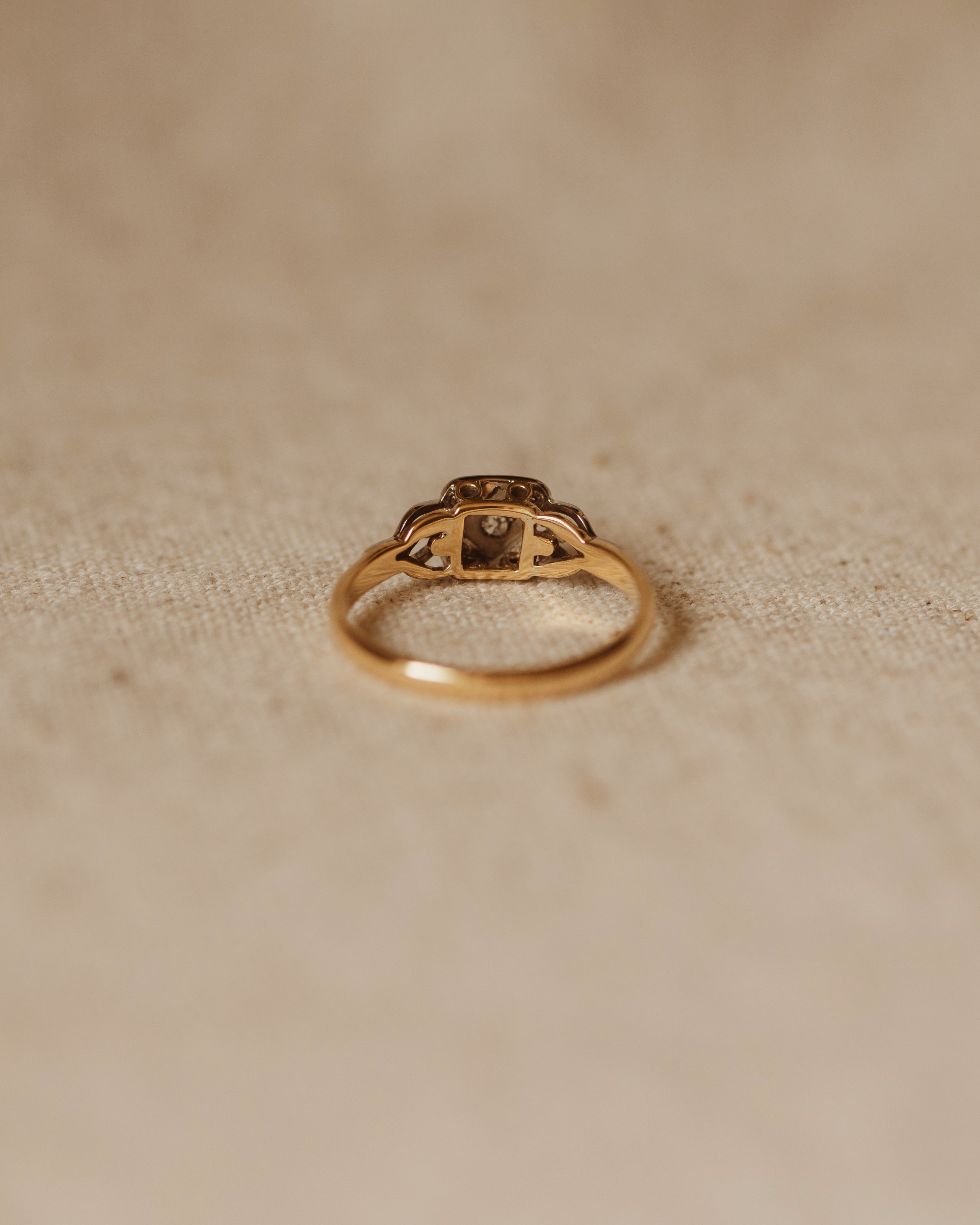 Maeve Antique 18ct Gold Art Deco Diamond Ring