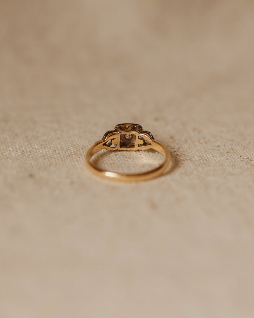 Maeve Antique 18ct Gold Art Deco Diamond Ring