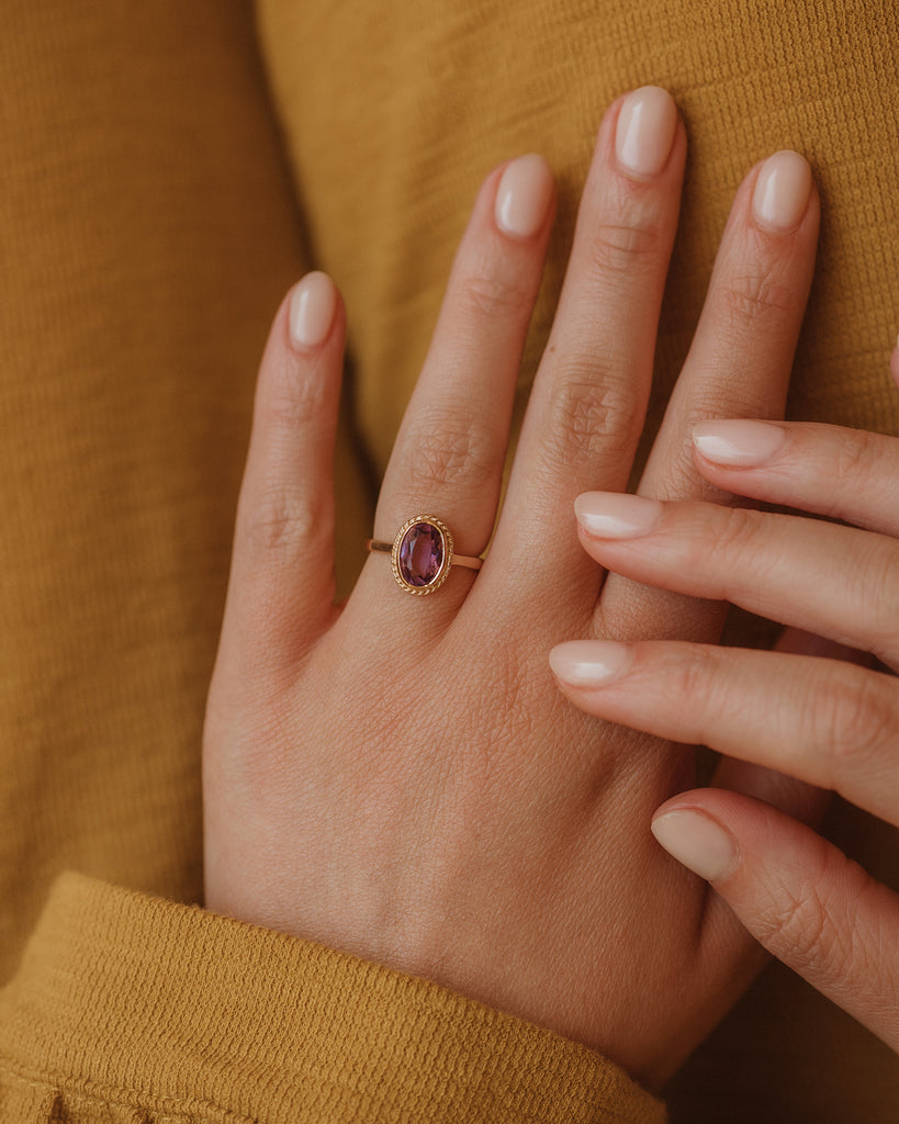 Annette Vintage 9ct Gold Amethyst Ring
