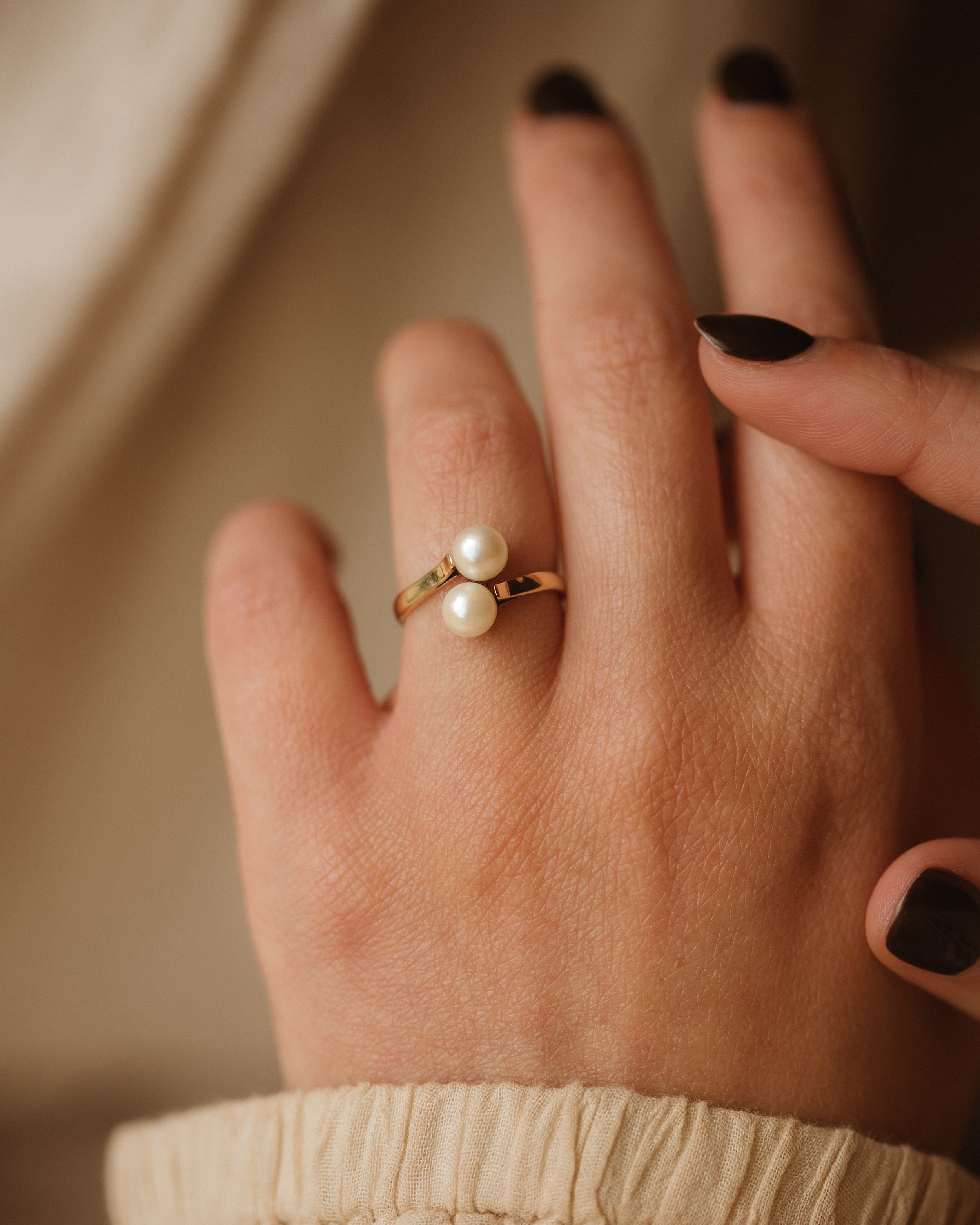 Dorothea 1967 9ct Gold Pearl Ring