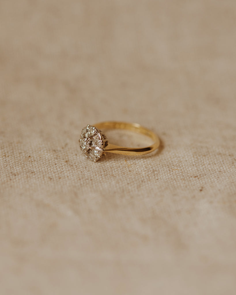 Vienna Vintage 18ct Gold Diamond Ring