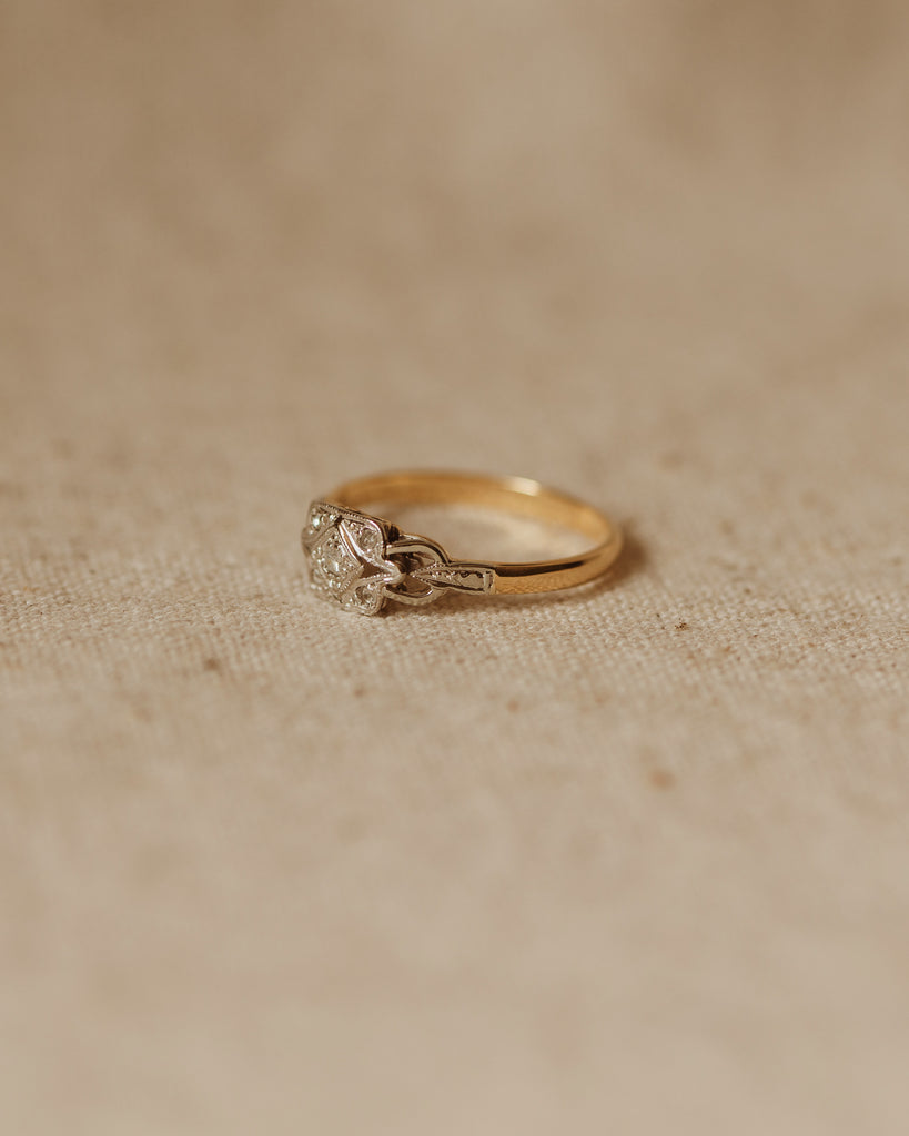 Maeve Antique 18ct Gold Art Deco Diamond Ring