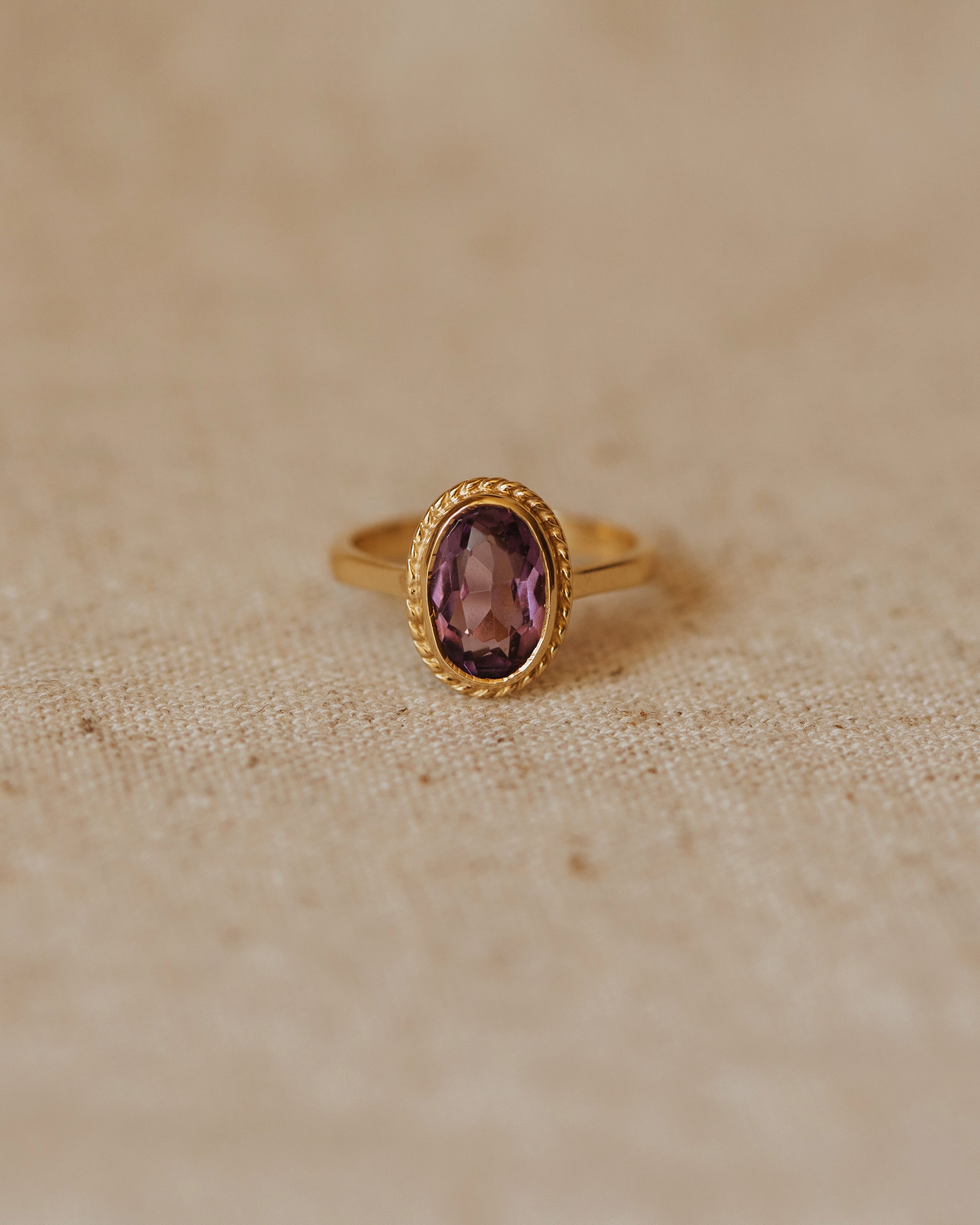 Annette Vintage 9ct Gold Amethyst Ring