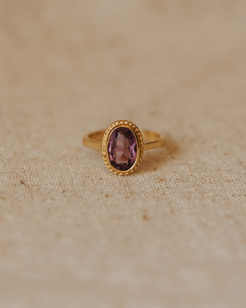 Annette Vintage 9ct Gold Amethyst Ring
