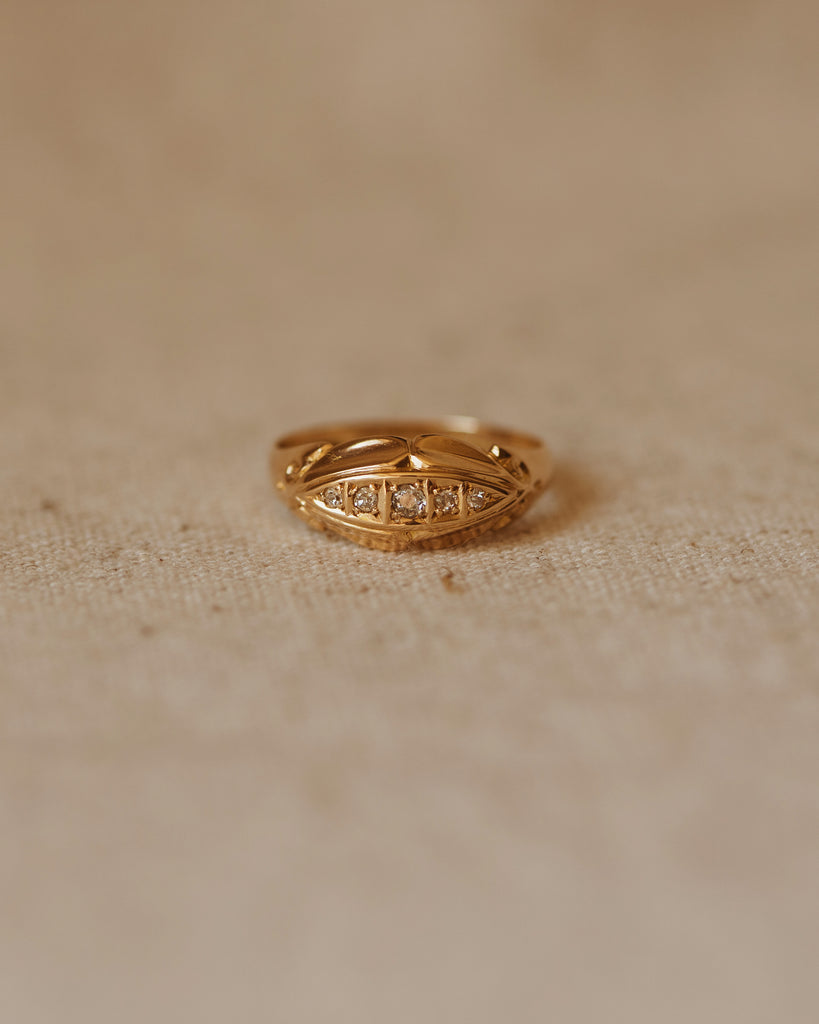 Alma 1916 18ct Gold Antique Diamond Ring